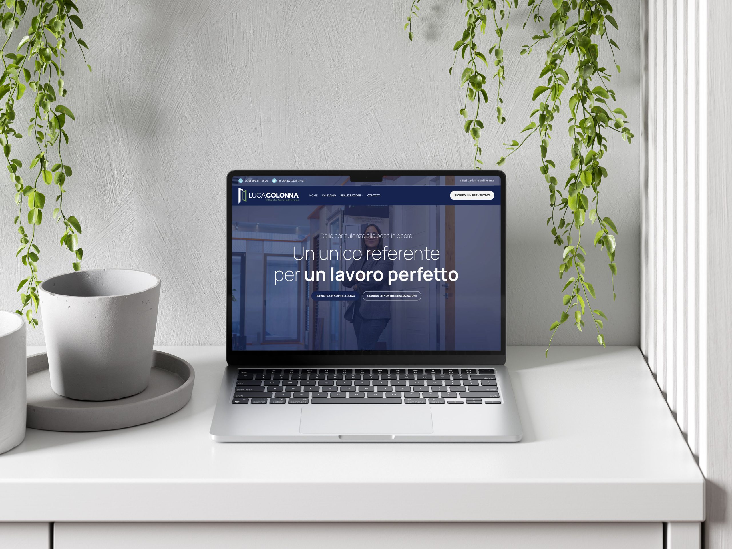 Luca Colonna Infissi | Realizzazione Sito Web