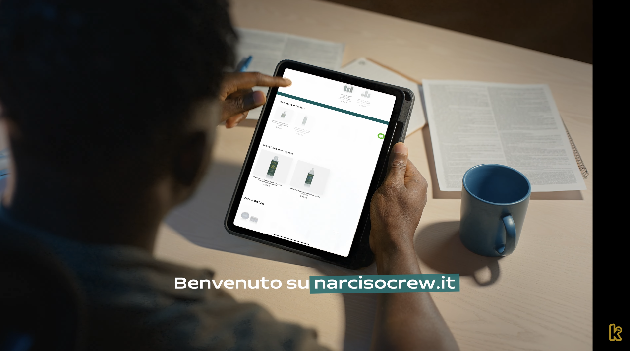 Narciso Hair Spa | Video di lancio del nuovo e-commerce