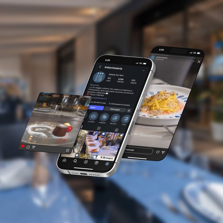 Social media marketing per ristoranti: il progetto Osteria Tre Torri